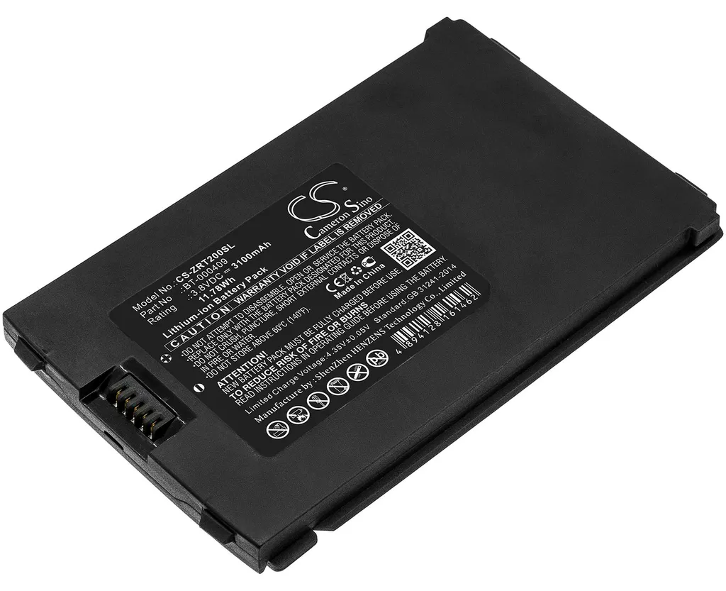 Batterie pour Zebra TC2x remplace BTRY-TC2X-1XMA1-01 Idéal Inventaire