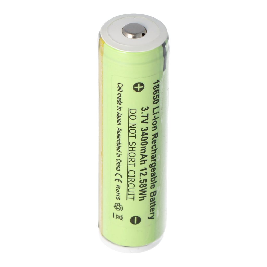 Batterie Panasonic 18650 Li-Ion avec 3400mAh et circuit de Image du produit 