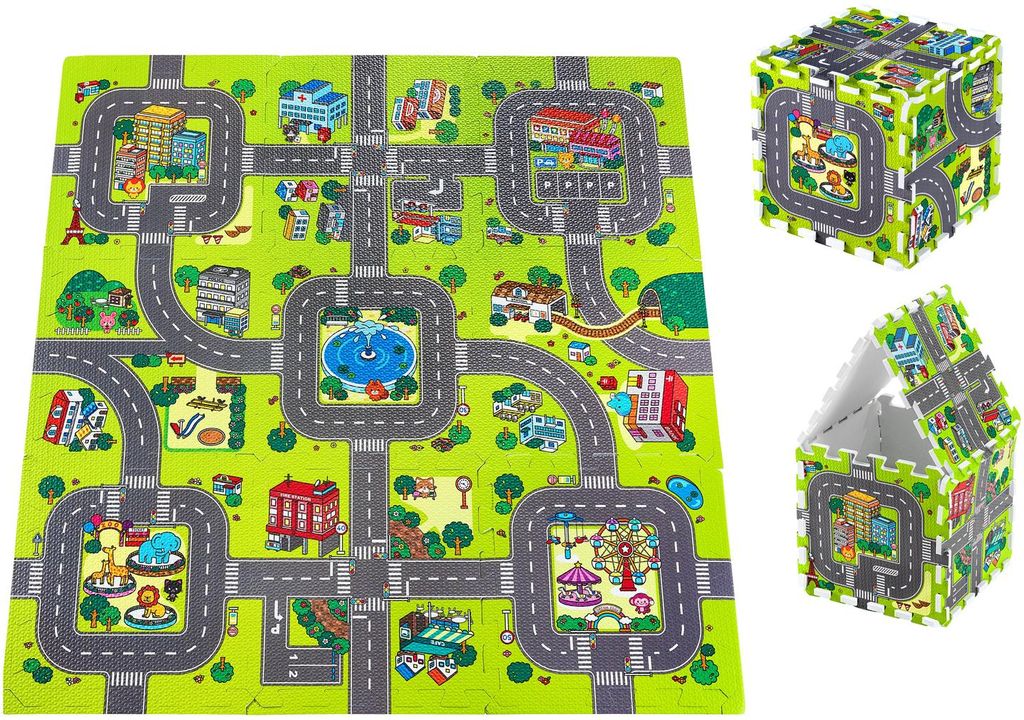 Moby-System mata edukacyjna piankowe puzzle 90x90 cm EVA Zdjęcie produktu 