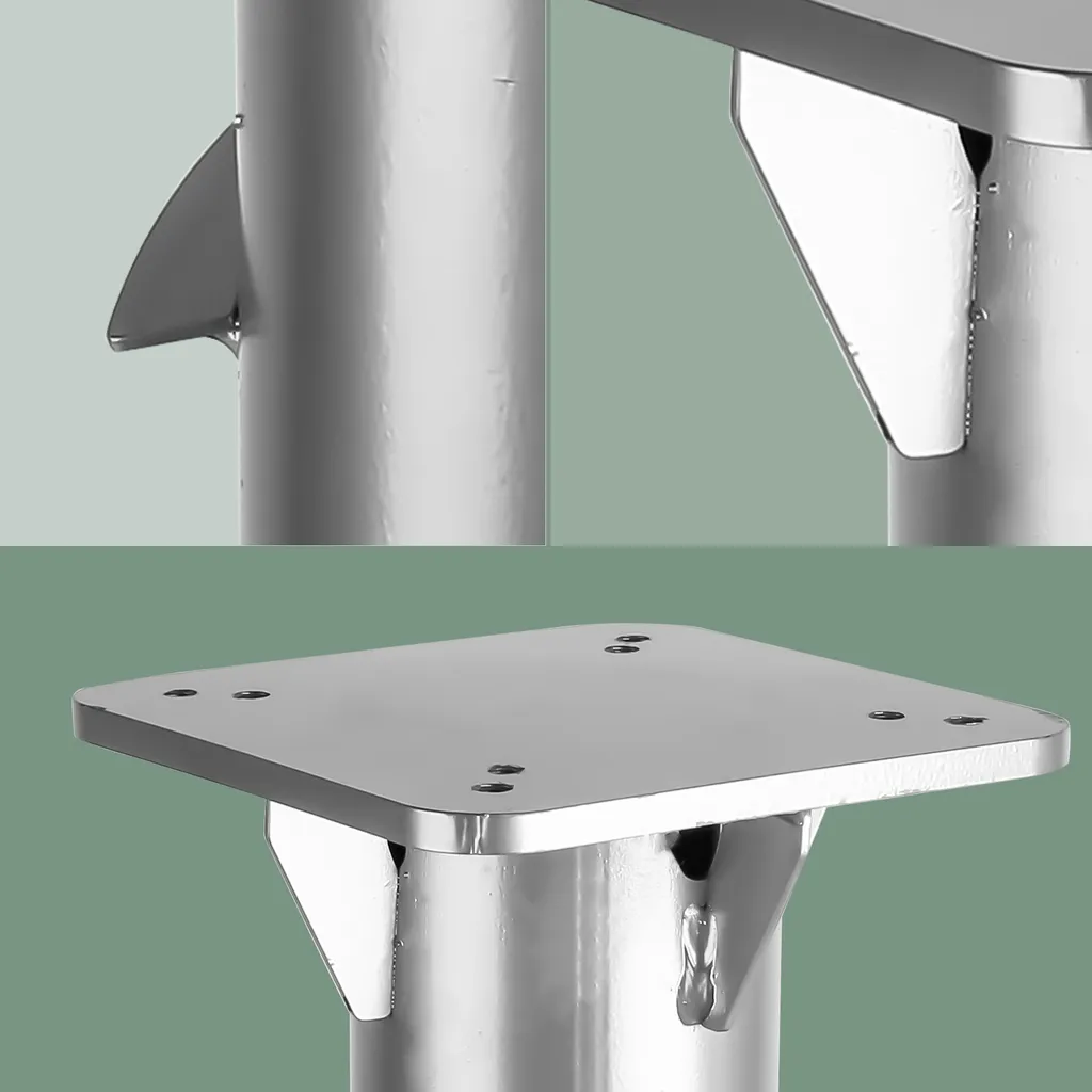 TolleTour 16 cm Supporto per ombrellone Piastra universale Peso dell'ombrellone Ombrellone