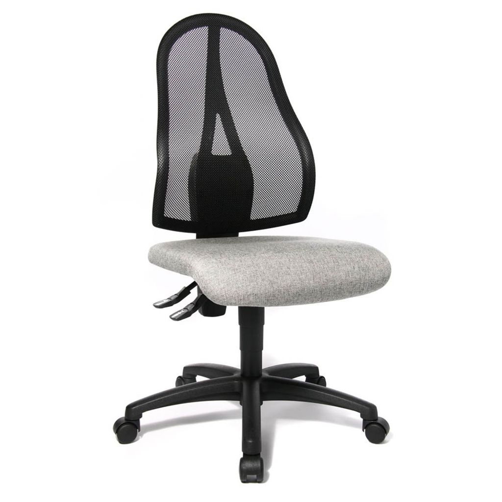 Topstar Bürostuhl Open Point P, OP100 G23 hellgrau, schwarz Stoff