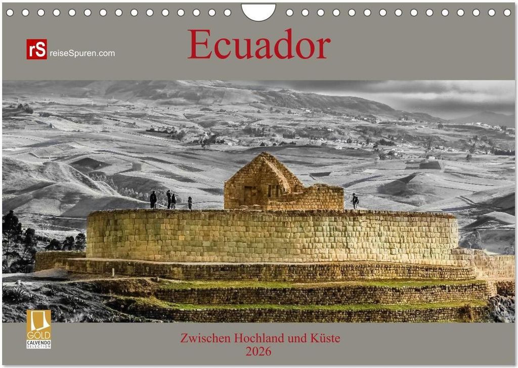 Ecuador 2026 Zwischen Hochland und Küste (Wandkalender 2026 DIN A4 quer), CALVENDO Monatskalender
