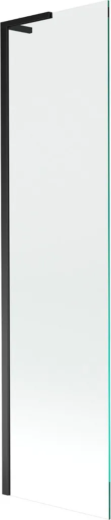 Mexen Next L Paratia Vasca 50x150 Trasparente Nero | Offerta Online