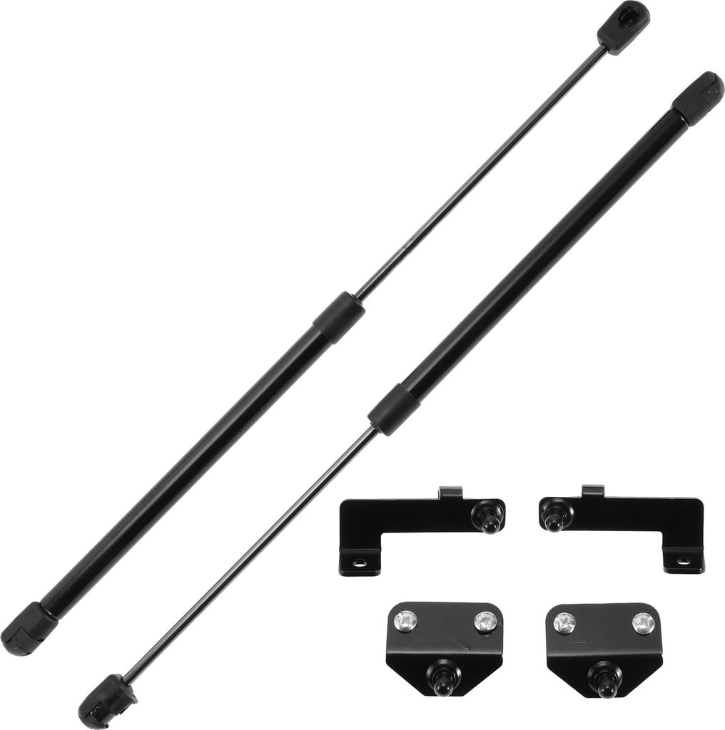 Hebekräfte für Jeep Wrangler JL 2018-2023 Front Hood Bonnet Gas Spring Black 2 Stück