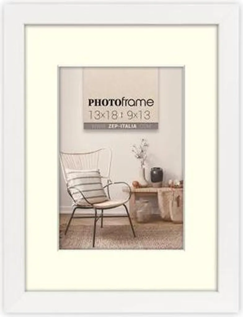 Cornice per Certificati e Poster 40x50 ZEP Malmo Bianco Legno