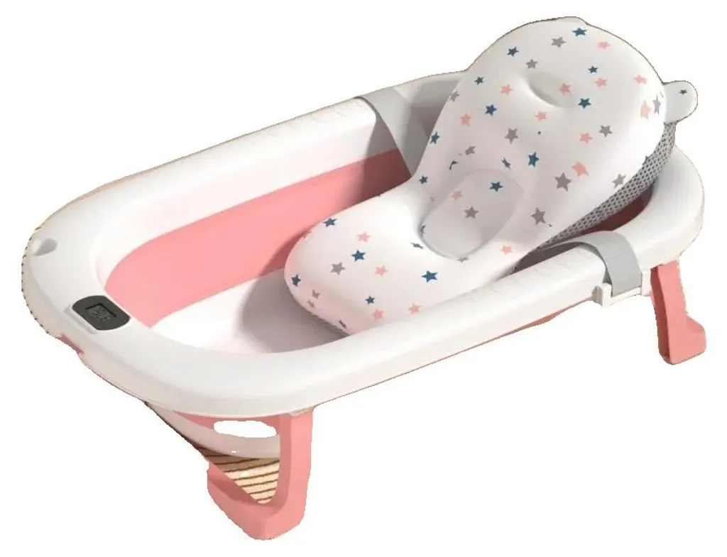 Baignoire Évolutive pour Nouveau-né Pliable et Thermomètre Digital