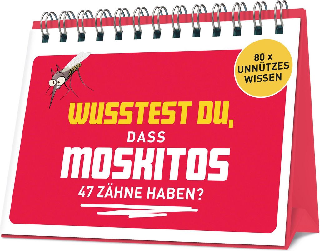 Wusstest du, dass Moskitos 47 Zähne haben?