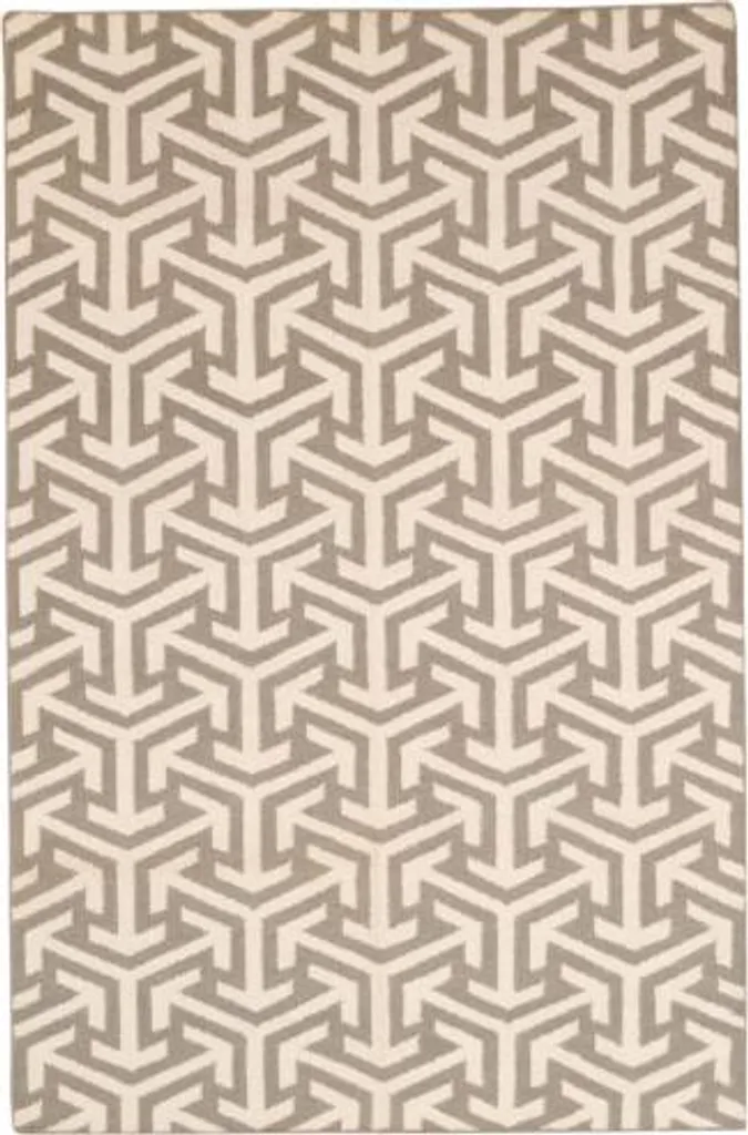 Tapis Kelim Modern 305 gris 60x90 cm : la solution déco anti-poussière