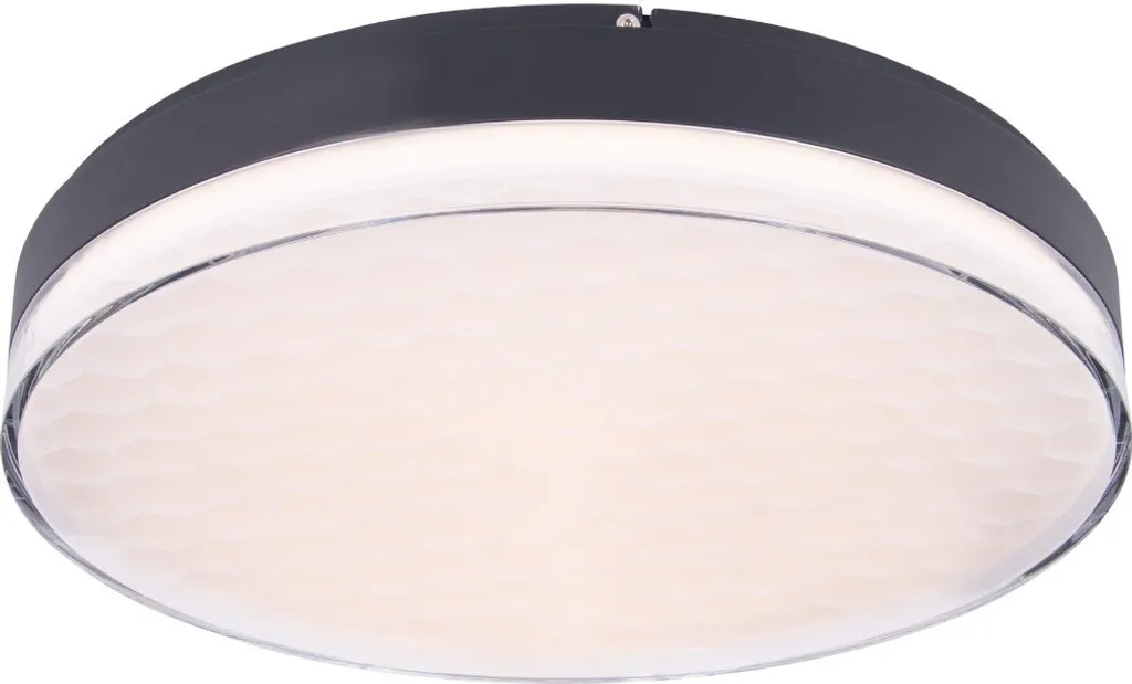 Plafonnier LED SEKKO Noir 54W : Éclairage Puissant sans Éblouissement