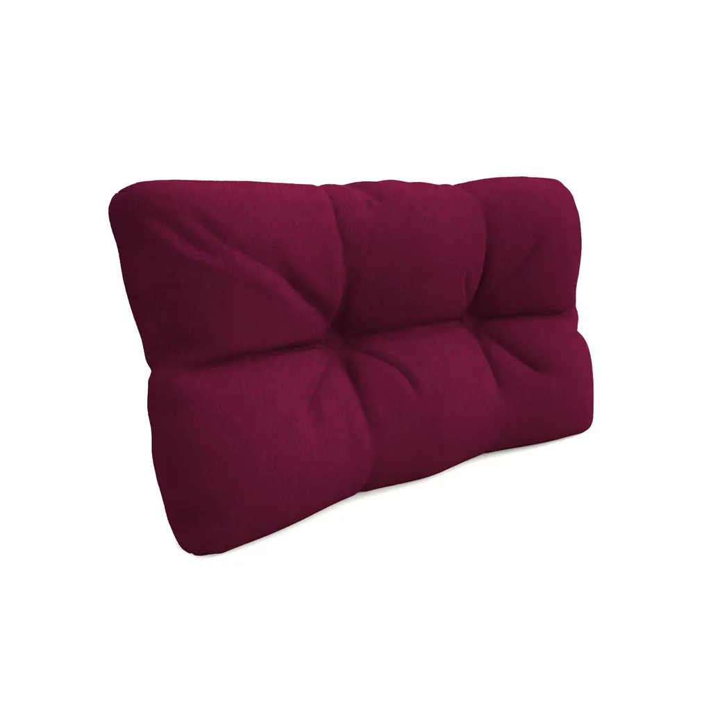 POKAR Cuscino per pallet con bella trapuntatura Cuscino per divano in pallet, Dimensioni: cuscino laterale 60 x 40, Colore: viola