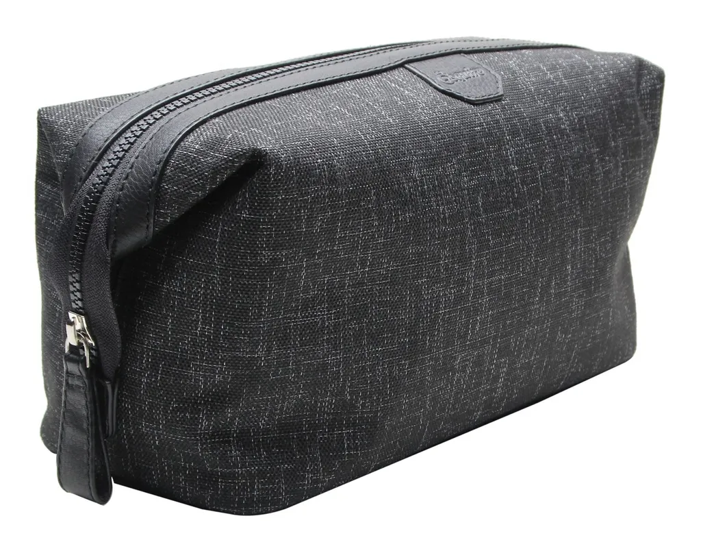 Esquire Toiletry Bag Recycled Life - Idea regalo eco-chic nero - 2