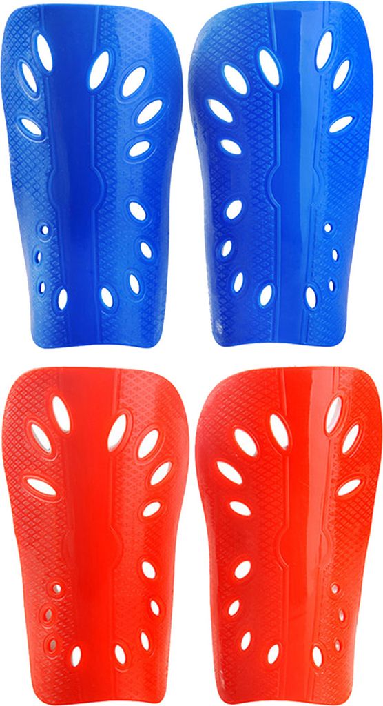 2 Paar Fußball-Schienbeinschoner, ergonomisches Design, atmungsaktiv, hochfest, schlagfest, Schienbeinschoner, Schutzausrüstung für Fußball