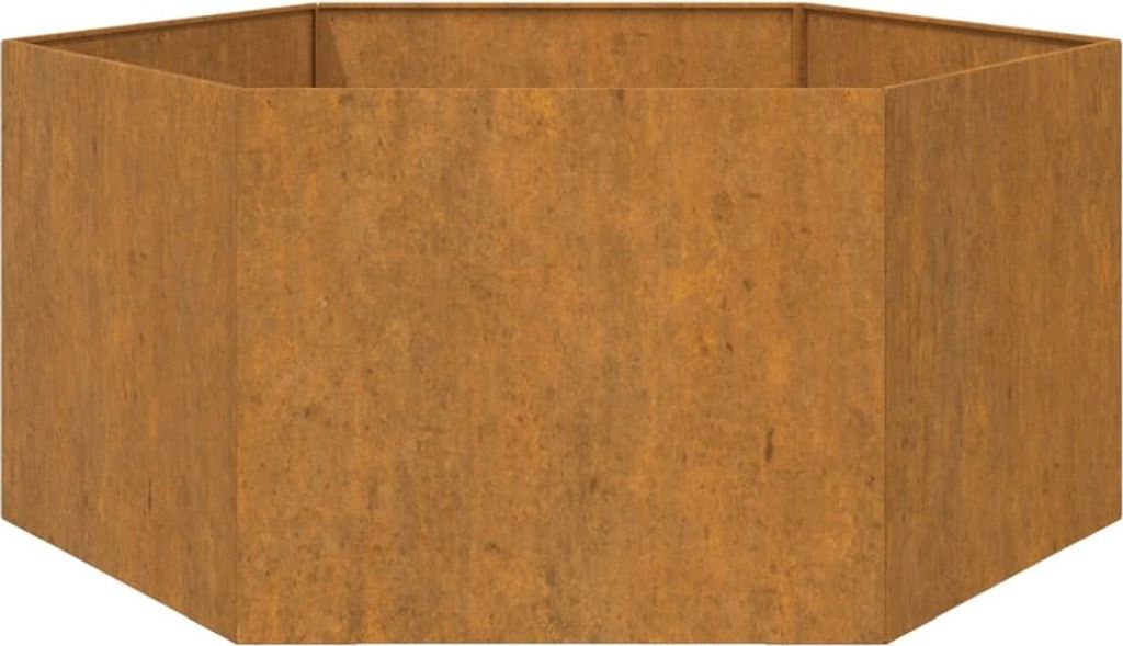 vidaXL Pflanzkübel Rostig 90x90x45 cm Cortenstahl Produktbild 5