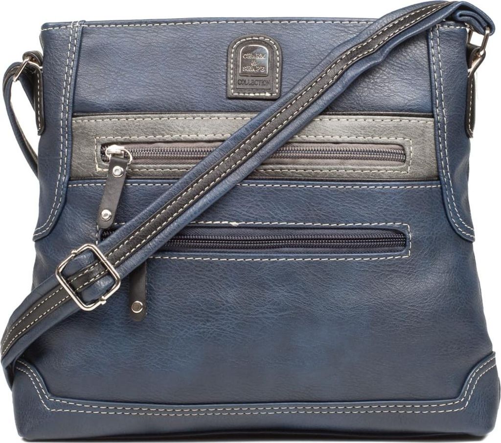 Charm&Shape Mittlere Damen-Umhängetasche, Marineblau Produktbild 