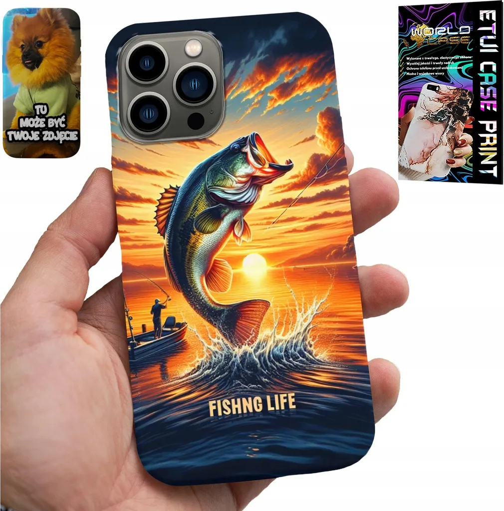 Custodia Per Iphone 13 Pro - Custodia Per Canna Da Pesca + Vetro