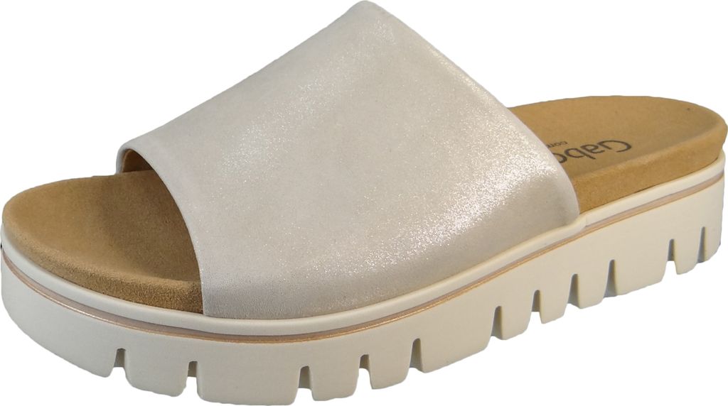 Gabor (0) Plateau Pantoletten - 22.880.14 Damen 31353536353330 Beige 41 EU