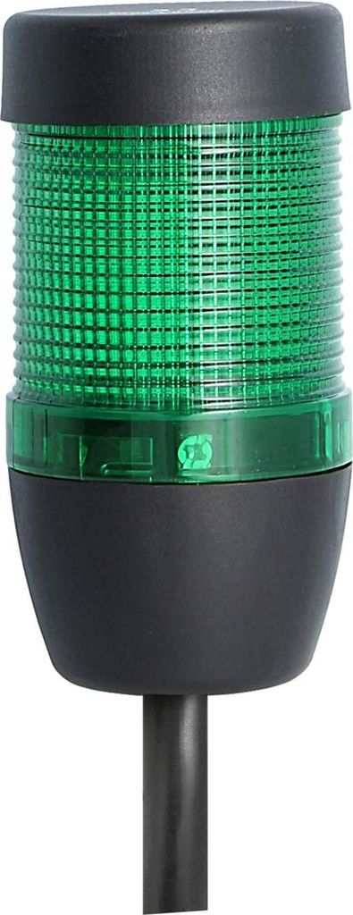 STEX24 Signalsäule grün, 50mm, 24V AC/DC, LED-Blinklicht Kabel 10,0 Meter, SS50-OB1/24 138 Anschlusstechnik: