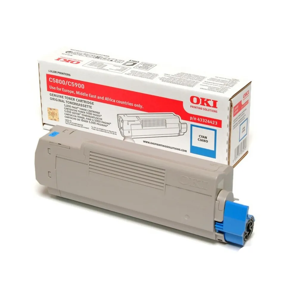 Toner Originale OKI 43324423 Ciano 5k Pagine - Prezzo e Qualità