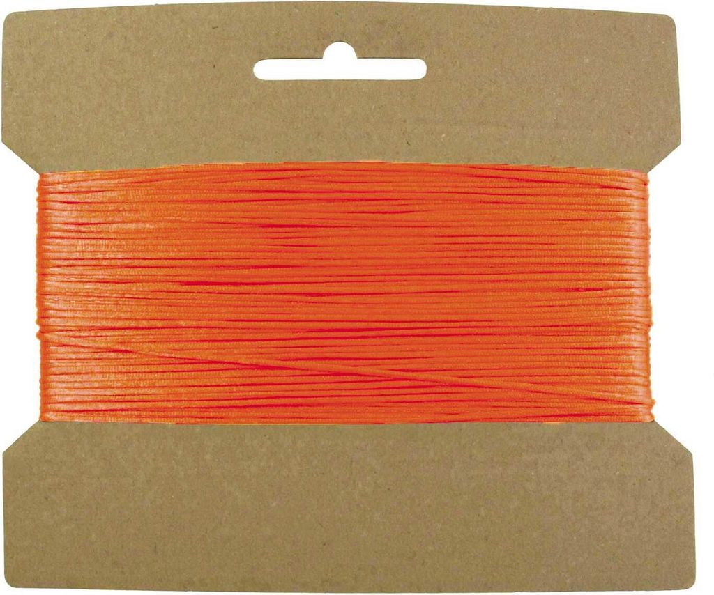 25m Satinschnur Flechtschnur Satinkordel Kumihimo, 1 o. 2mm Durchmesser Farbwahl
