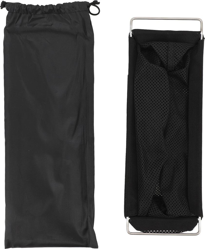 Camping -Tischspeicherbeutel für IGT -Einheit Edelstahl Polyester Universal Faltungsnetzkorb Zubehör