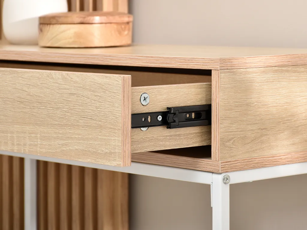Console NIRAI avec tiroir : la solution rangement pour entrée et petit espace - 6