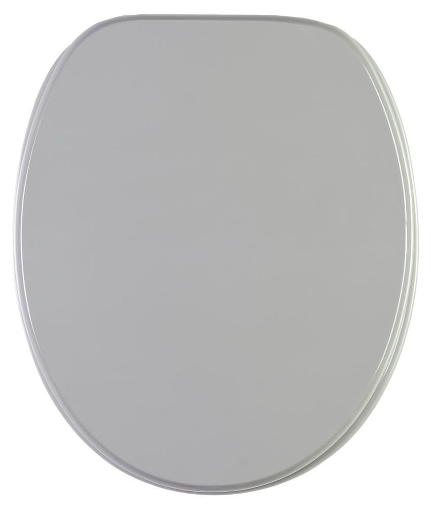 SANILO® WC-bril Manhattan, grijs, direct van de fabrikant. Productafbeelding 
