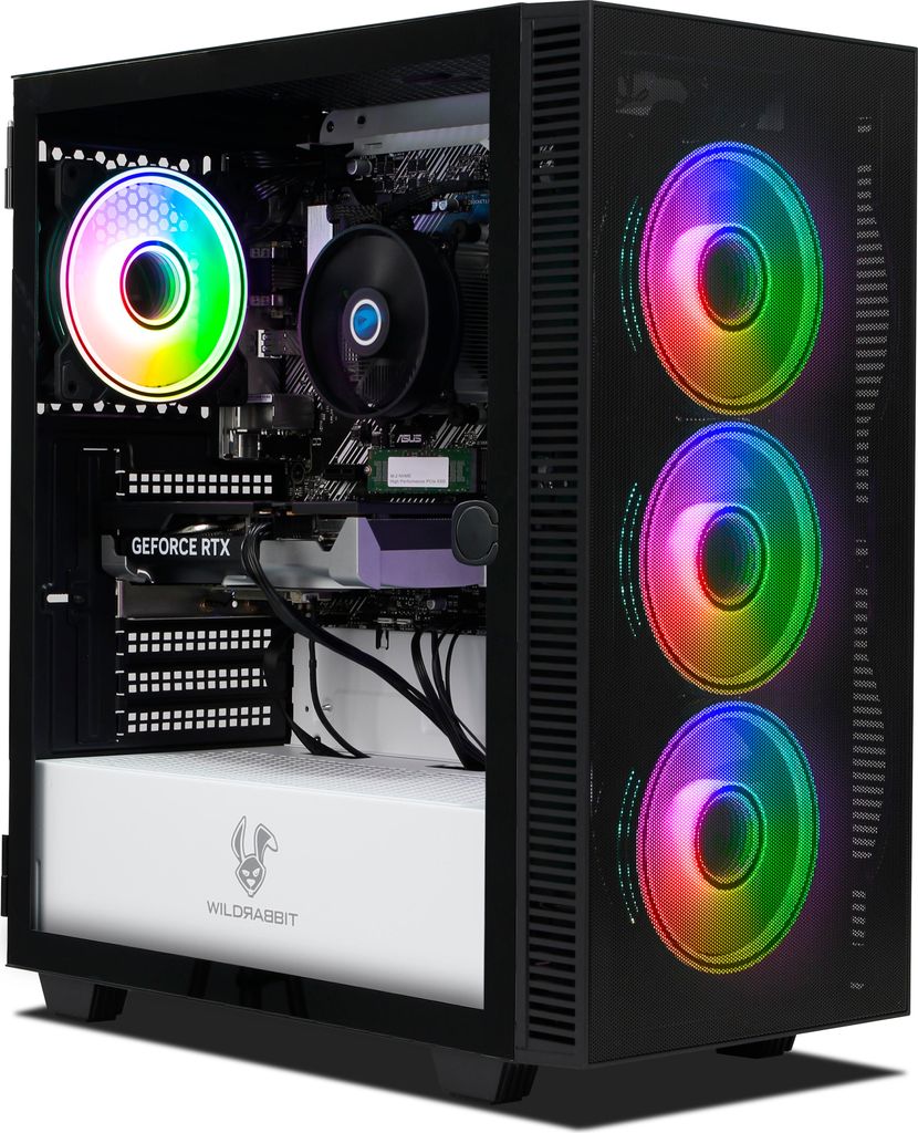 Ankermann Radiant Gaming V3, AMD Ryzen 5 5500 , Nvidia GeForce RTX 5060 8GB, 16GB RAM, 1TB NVMe SSD, Windows 11, WLAN, Libre Office