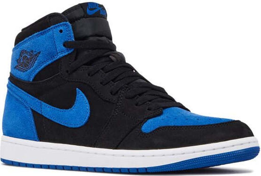 Black white blue jordans online