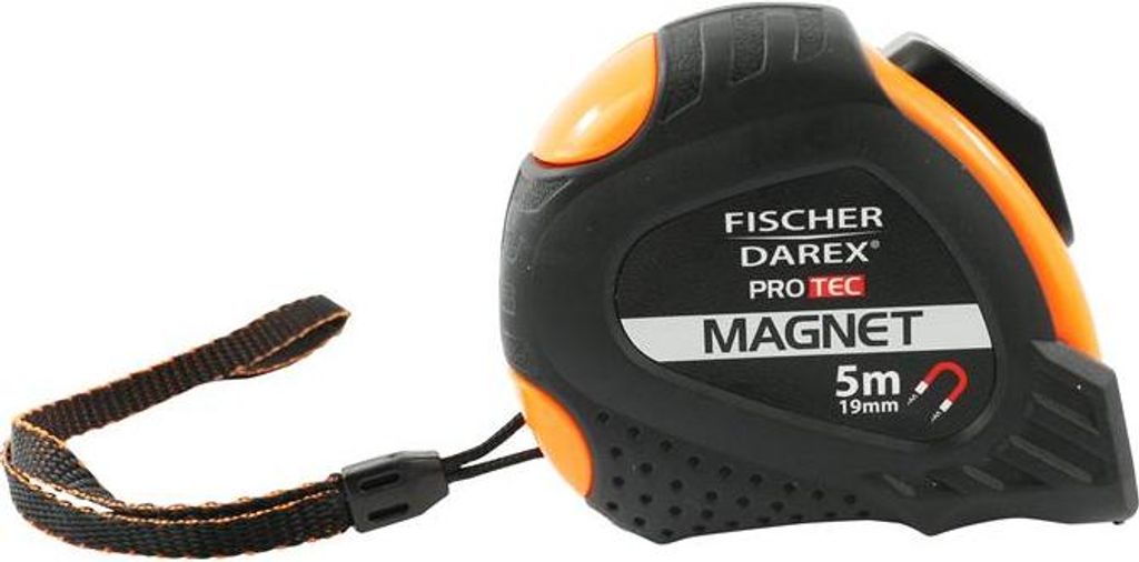 Bandmaß, 5 m x 19 mm, magnetisch, 1 Stück, FISCHER DAREX 198104