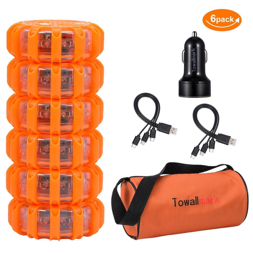 Magnetische LED Pannenleuchten 6er-Set, wiederaufladbar Produktbild 