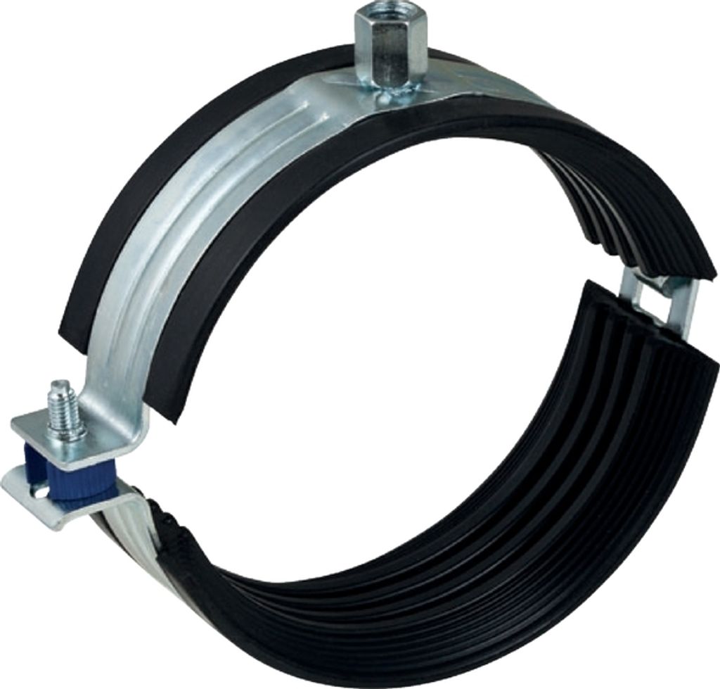 Geberit Rohrschelle d50 gedämmt mit Gewindemuffe M8 / M10