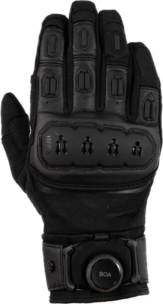 Knox Orsa OR4 Gants de moto noir taille S - Protection cuir homologuée