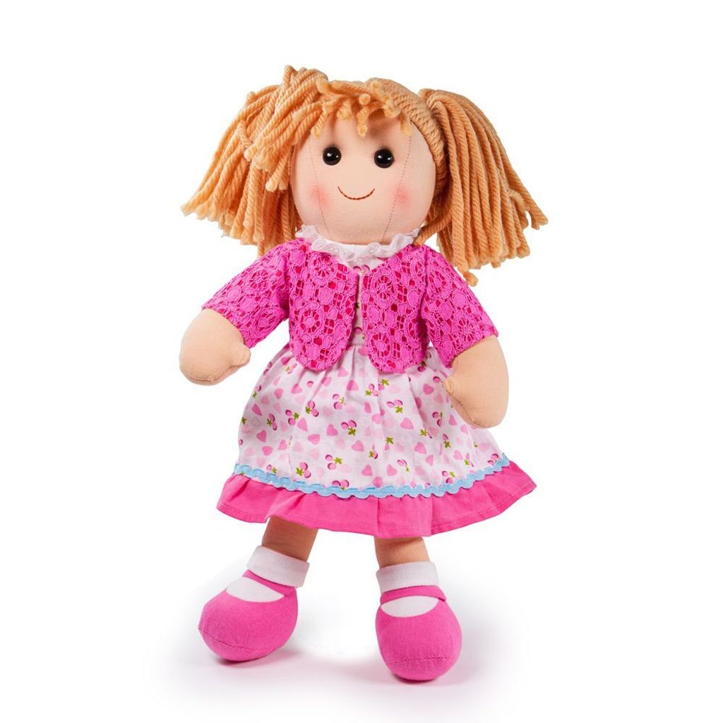 Bigjigs Toys Stoffpuppe Becky 38 cm