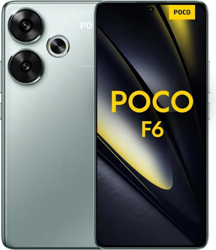 Smartphone Gaming Xiaomi POCO F6 12GB RAM 512GB Vert pour Jouer et Filmer