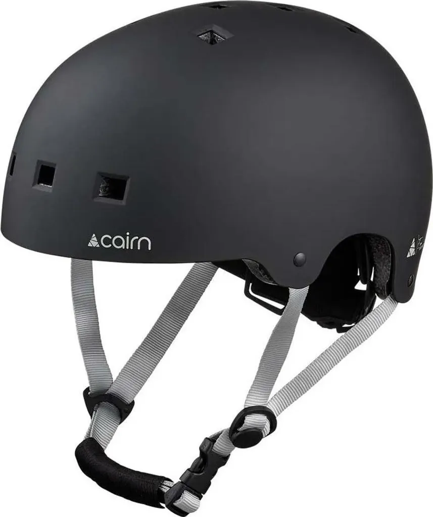 Casque Cairn Eon Noir S avec visière - Casque de ville ventilé et robuste
