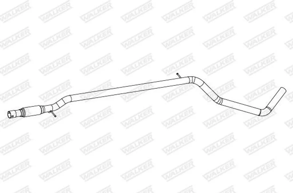 Tuyau d'échappement Fiat Panda WALKER 10861 - Finissez-en avec le bruit