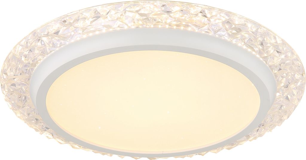 Globo Lighting Deckenleuchte Metall weiß matt, LED