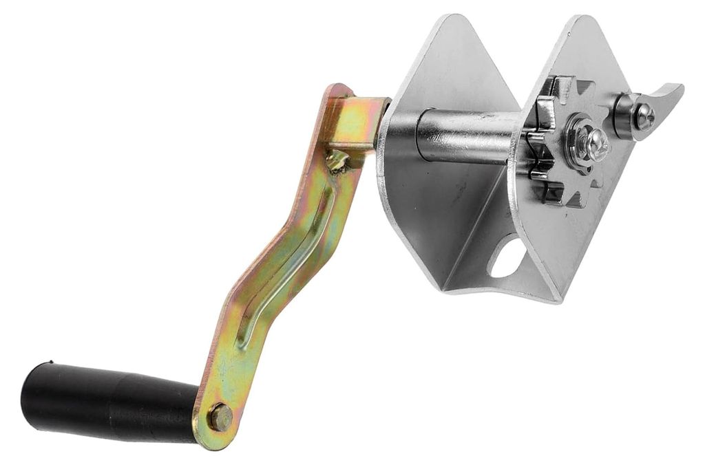 Handbetriebener Volleyball- und Badmintonnetzspanner aus Metall, kompakt für Outdoor-Sportgeräte mit Kurbel zur einfachen Netzspannung, zufällig...