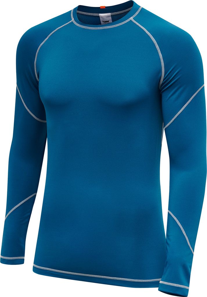 Hummel Herren Inventus Baselayer langes Shirt - 208850, Farbe:Blau, Textil:XXL