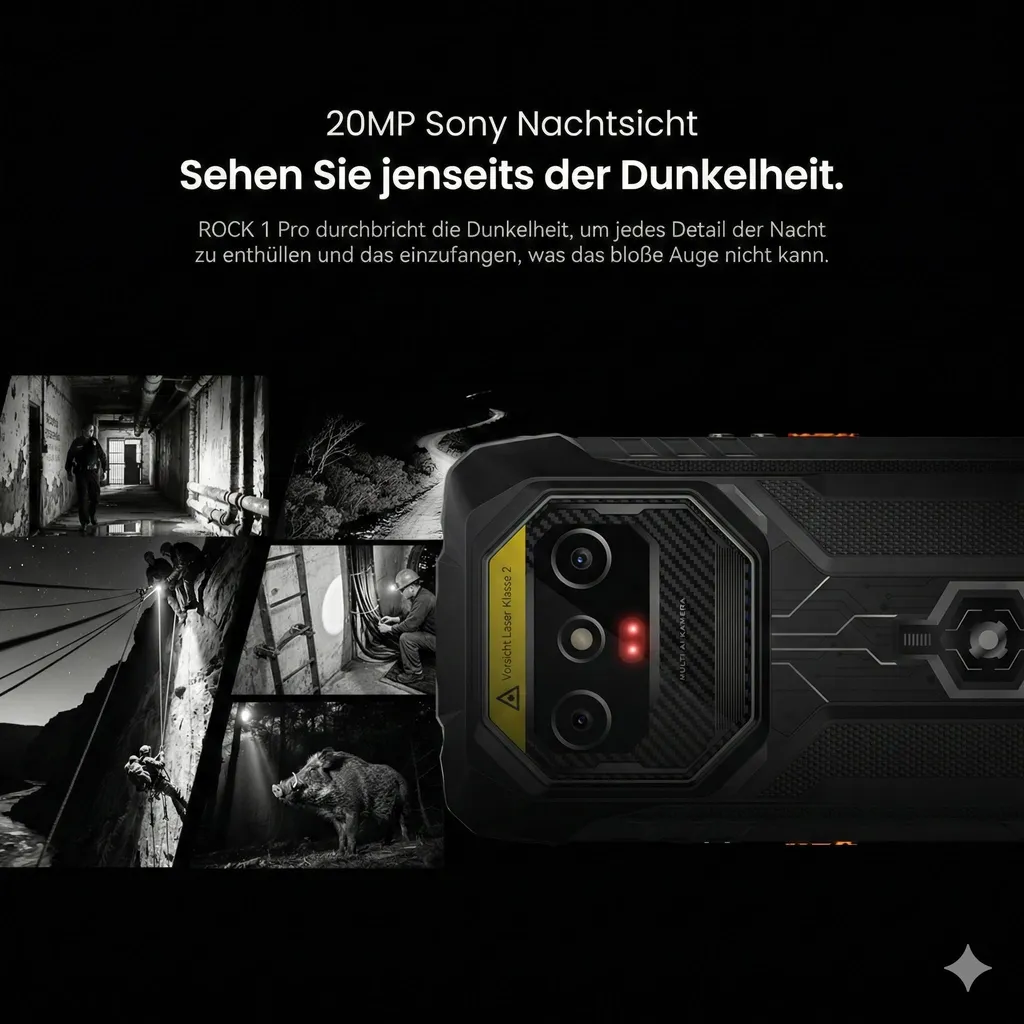 Smartphone Extérieur Blackview ROCK 1 Pro 256Go pour Professionnel - 5