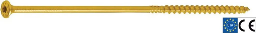 Vite Strutturale Legno GPR 4.5x80/40 T20 ZH ZZ - 200pz Professionali