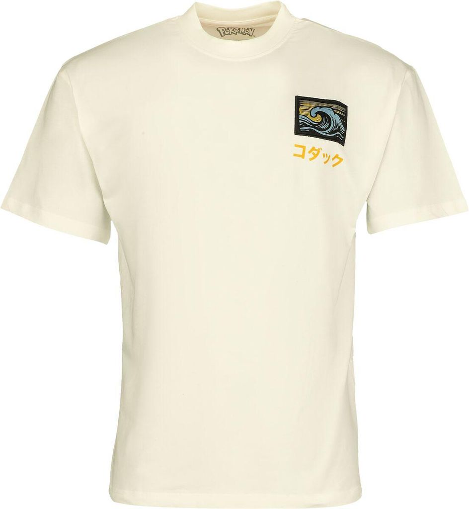 Pokémon Oversize T-Shirt Herren Enton altweiß Fan-Merch, Produktbild 