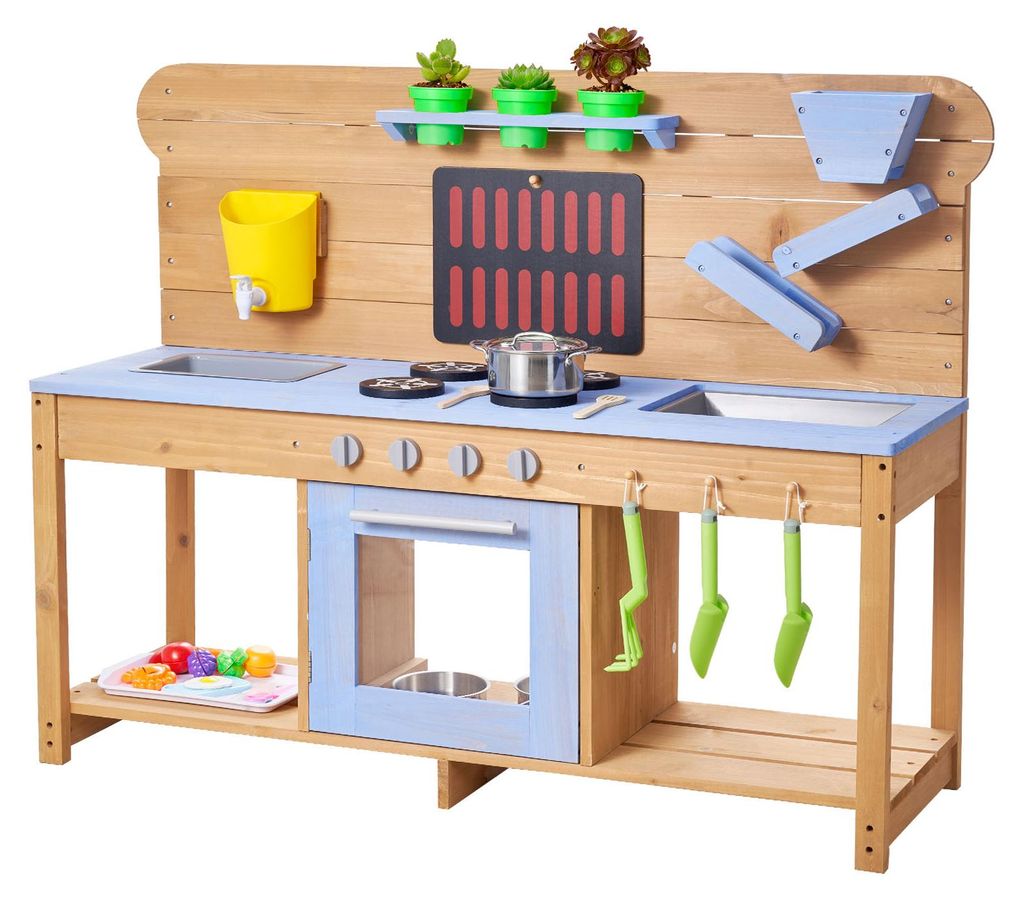 VEVOR speelkeuken, kinderkooktoestel met fornuis, haken, Productafbeelding 