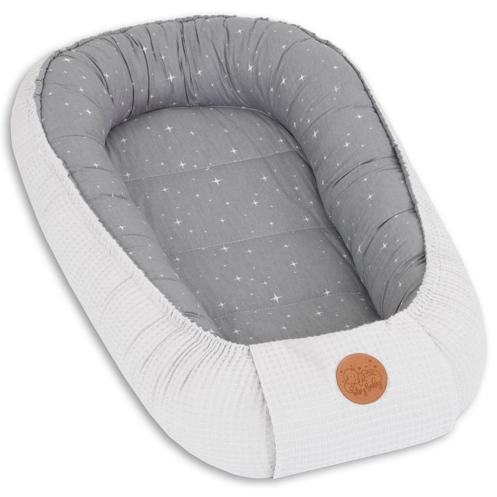 Nestchen Baby Neugeborene – Babynest weich aus Waffelpique Produktbild 