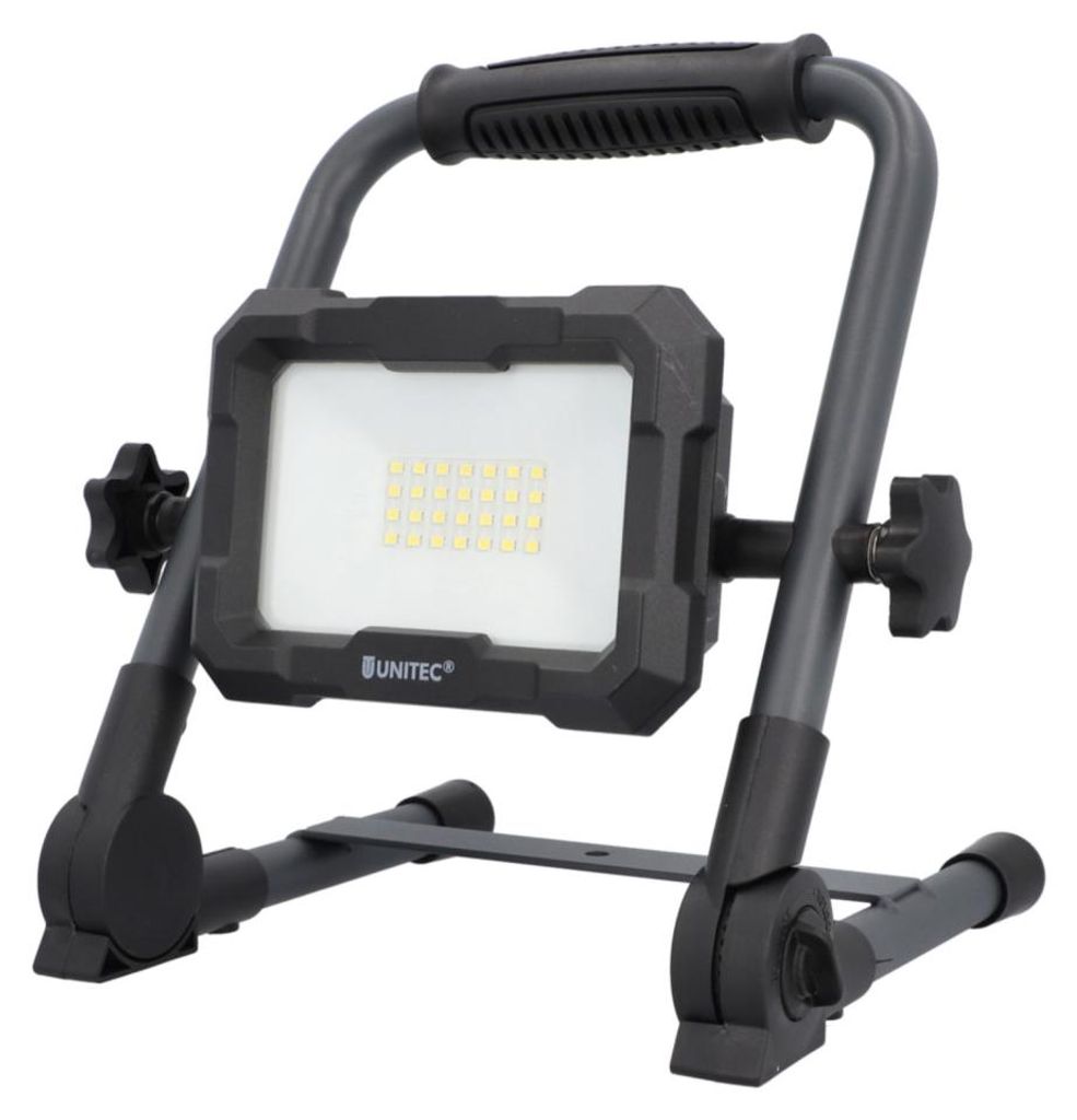 UniTec LED Akku-Arbeitsstrahler schwarz 20 W 2000 lm Produktbild 
