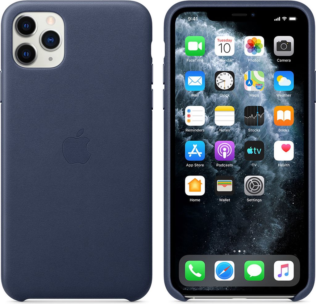 Apple Leder Case für iPhone 11 Pro Max mitternachtsblau Produktbild 4