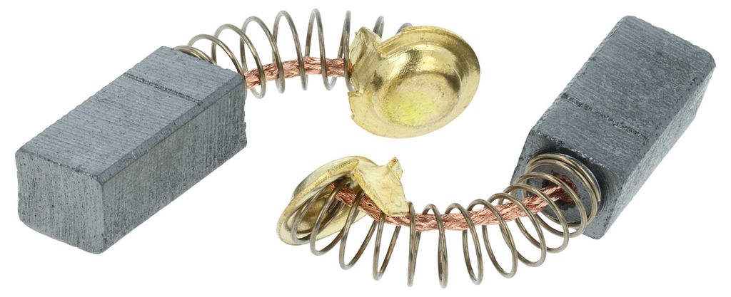vhbw 2x Kohlebürste 6,5x7,5x13 mm kompatibel mit Hitachi VRV16, W14VB, W14, W16SA, W16, W4YE, W4YD, SO110, SAY15, W4YF, SV12, SP13 Elektrowerkzeug