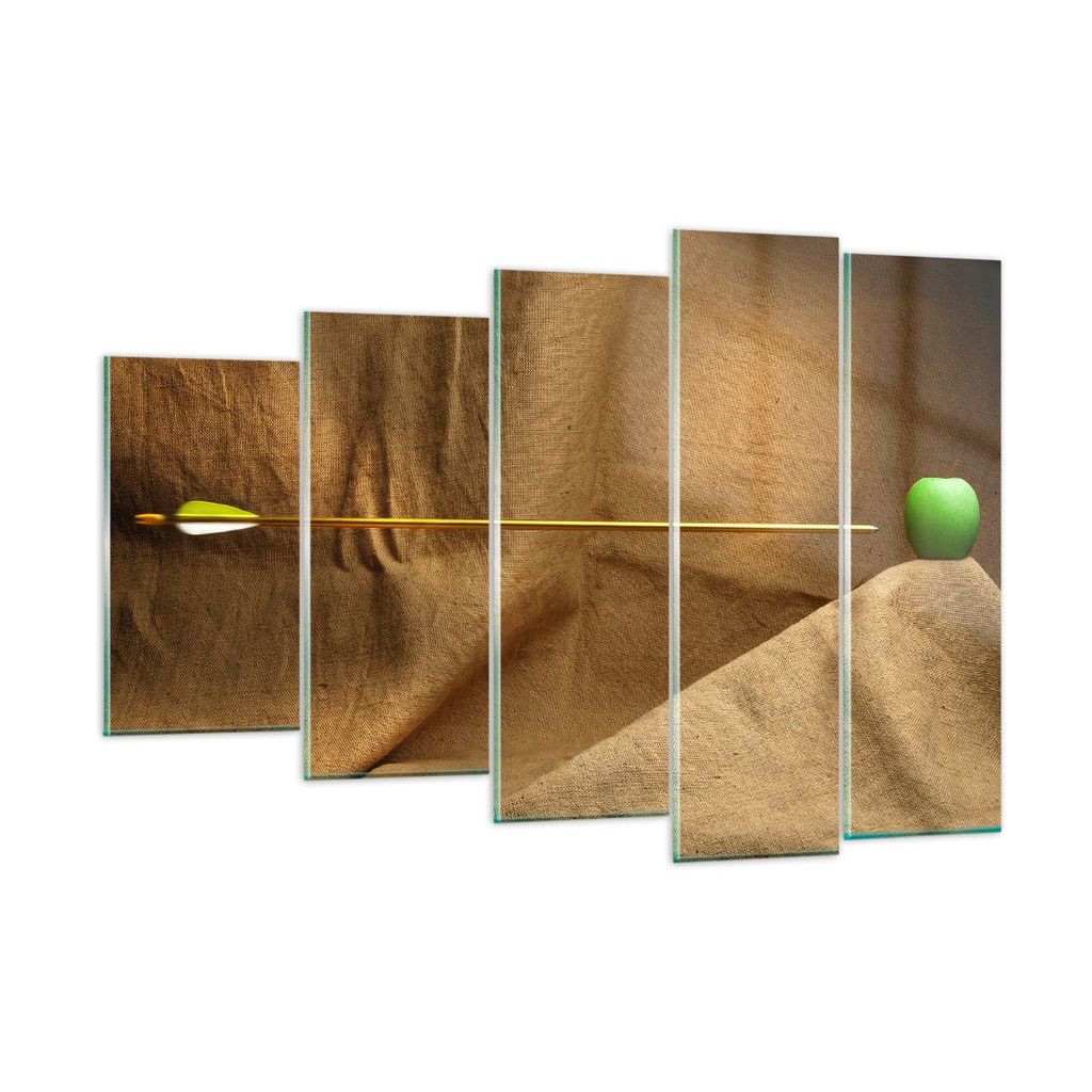 Bilder auf glas - Pfeile Holz Schießen Wettbewerbe - 150x100cm - Glasbilder - Wandbilder - Kunstdruck - Wanddekoration aus Glas - Glas Bilder - Wa...