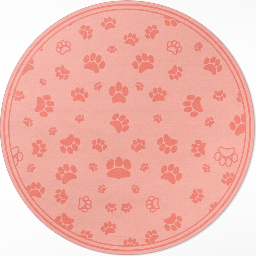 Kleine Feldblumen– Vinylteppich – Indoor Teppich – Flur – Pflegeleicht – Runder Teppich – PVC Teppich – Outdoor Teppich – Pflegelei...