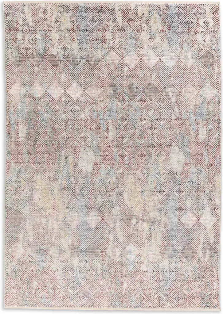 Tapis de salon multicolore Charme 200x285 cm résistant et soyeux